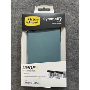 Otterbox Symmetry Cactus Leather MagSafe Series Apple iPhone 16 Plus Green